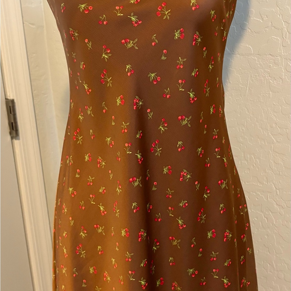 Wild Fable Brown Floral Mini Dress